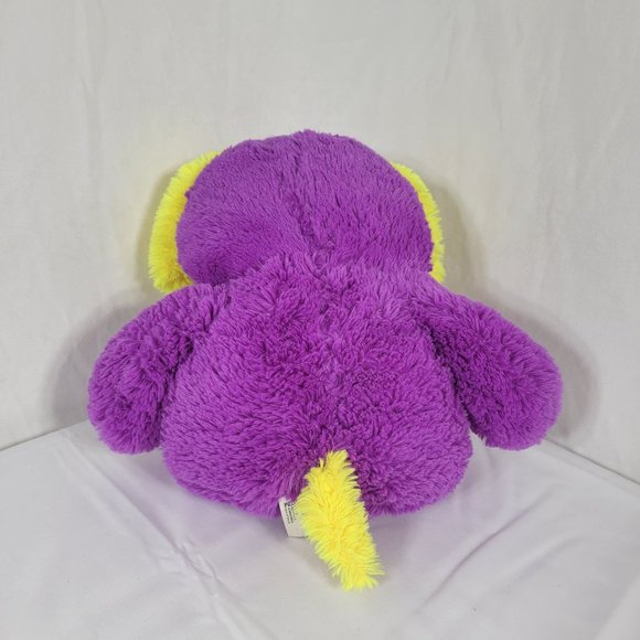 Kellytoy Toys Kellytoy Purple Dog Plush With Yellow Ears 8 Toy
